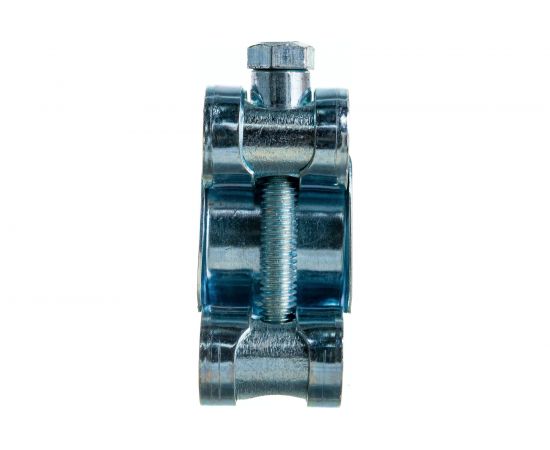 Силовой хомут Nord-Yada Д: 23-25 мм, Ш: 18 мм, Т: 0,6 мм, болт: М5х40, оцинкованная сталь 905984 – изображение 3