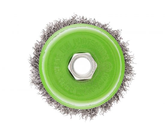 Щетка чашка (75 мм; М14; витая проволока 0.3 мм) для УШМ СИБРТЕХ 746047 – изображение 3