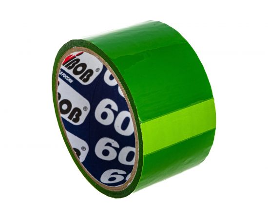 Упаковочная клейкая лента UNIBOB зеленая 48 мм х 24 м, 45 мкм 214939 – изображение 3
