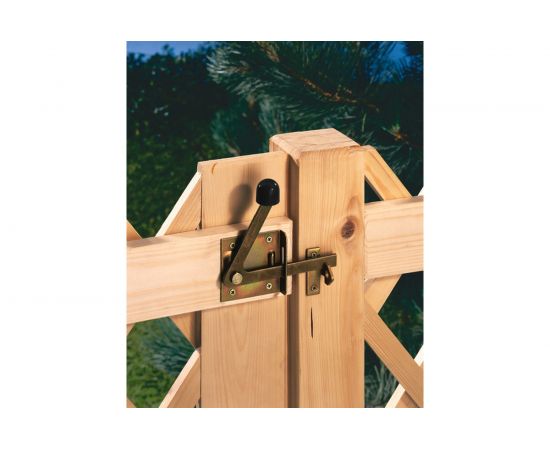 Щеколда GAH ALBERTS оцинкованная, 80x80 мм 210328 – изображение 3