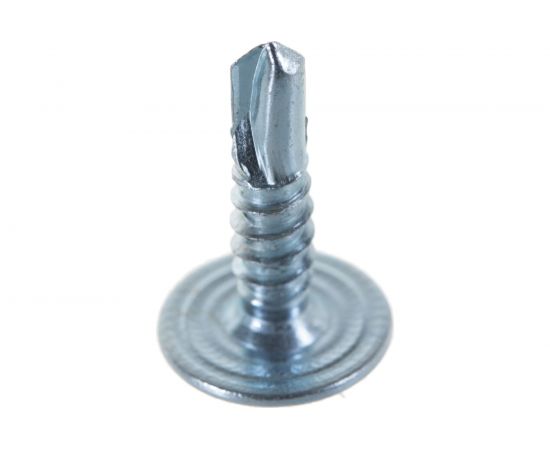 Саморез для металла с прессшайбой ЦКИ 4.2х16, сверлоконечный, Ц, ПРОФИ 48754 – изображение 3