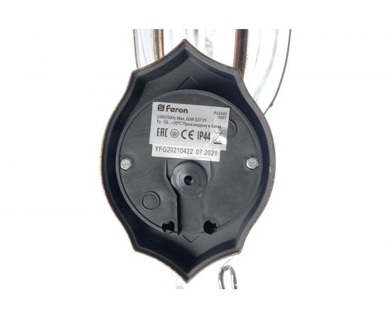 Садово-парковый светильник FERON PL6301 60W, 230V, E27, черное золото 11897 – изображение 3