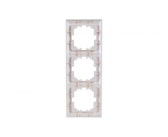 Рамка Intro 450303 на 3 поста, СУ, Solo, алюминий Б0043419 – изображение 3