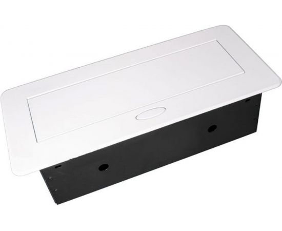 Выдвижной встраиваемый розеточный блок Inrior на 2 EURO розетки 2 USB-A, TORO-22-10 – изображение 3