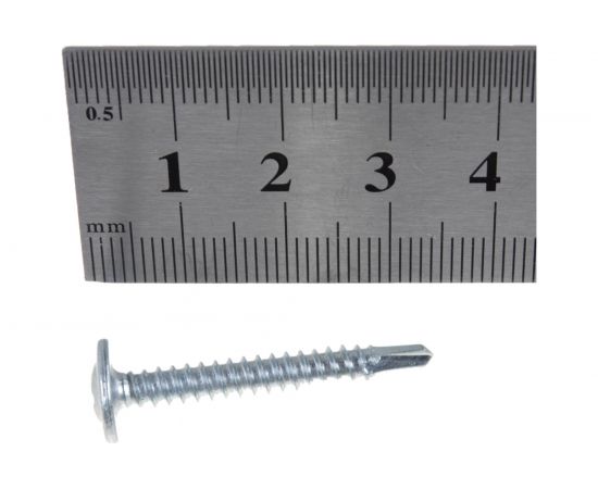 Саморезы с пресс-шайбой Steelfix сверло, 1кг 4,2х32 А-00254 – изображение 3