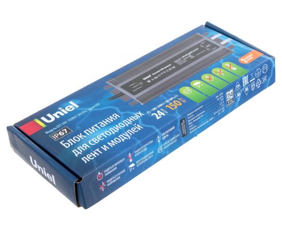 Блок питания Uniel 150B67 24V IP67 2 выхода UET-VAF UL-00007578 – изображение 3