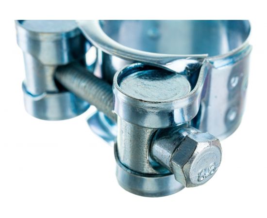 Силовой хомут Nord-Yada Д: 23-25 мм, Ш: 18 мм, Т: 0,6 мм, болт: М5х40, оцинкованная сталь 905984 – изображение 4