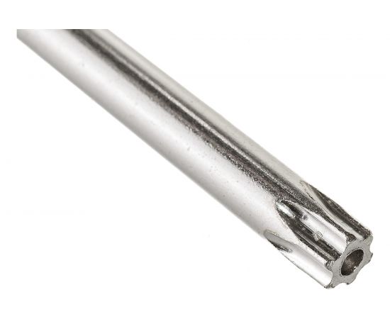 Набор удлиненных имбусовых ключей Tamper-Torx, 9 шт: TT T10-T50, 45Х, никель СИБРТЕХ 12322 – изображение 4