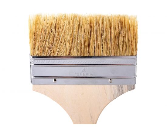 Плоская кисть KORVUS Хобби 4" Белый 0101940 – изображение 4