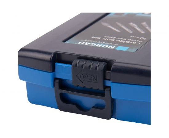 Набор борфрез твердосплавных NORGAU, 10 шт. (8 мм, 10 мм, 12 мм) 077200510 – изображение 5