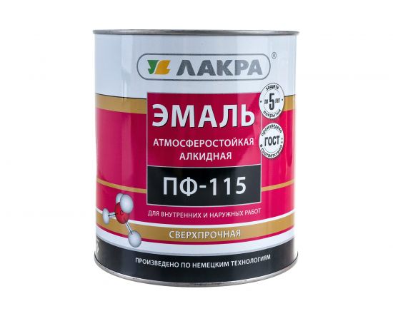 Эмаль Лакра ПФ-115 голубая, 2.8 кг 90001804639 – изображение 5