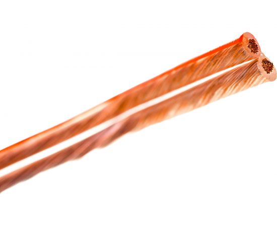 Акустический кабель Cablexpert CC-TC2x2,5-10M, прозрачный, 10 м, бухта – изображение 6