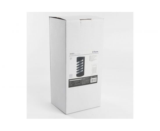 Садово-парковый светильник FERON DH0603 230V без лампы E27, 245х120х80 мм, черный 11875 – изображение 6