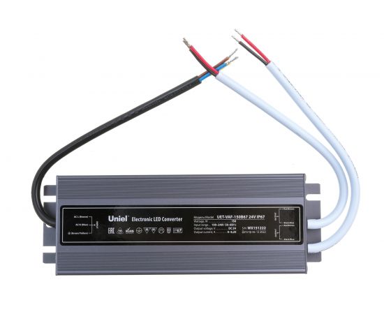 Блок питания Uniel 150B67 24V IP67 2 выхода UET-VAF UL-00007578 – изображение 6