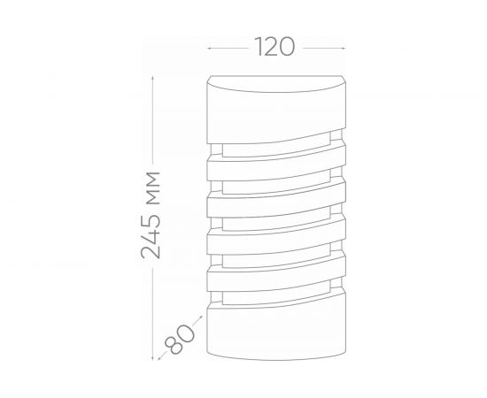 Садово-парковый светильник FERON DH0603 230V без лампы E27, 245х120х80 мм, черный 11875 – изображение 8