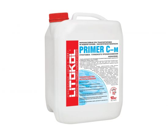Грунтовка LITOKOL PRIMER C-м глубокого проникновения 10kg can 111990002 