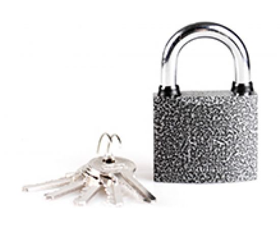 Навесной замок Аллюр HG-350C /ВС1Ч-350/ полимер 5 ключей 3373 