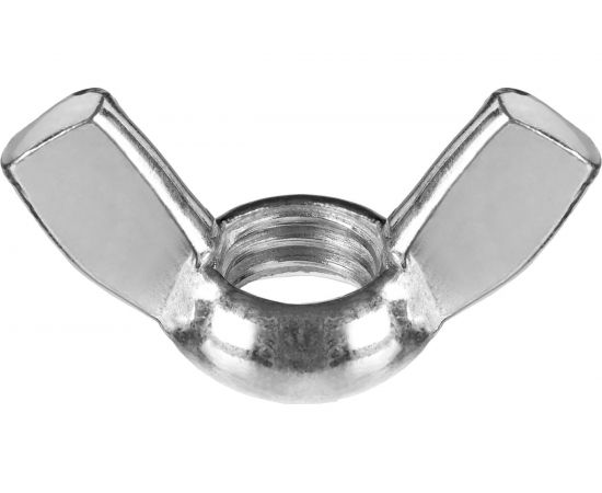 Гайка ЗУБР DIN 315 барашковая, M6, 5 шт, оцинкованная, 303736-06 