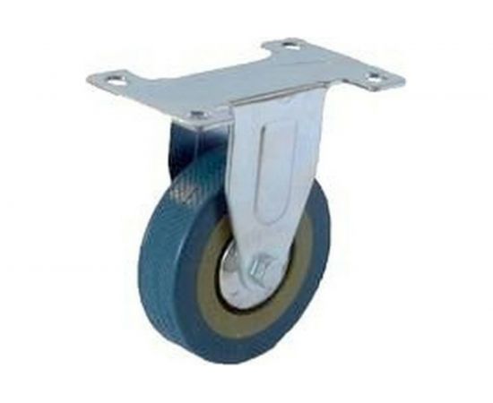 Колесо неповоротное на площадке 75 мм, ПВХ Левша У8-8889 