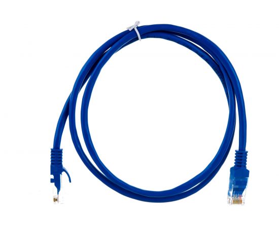 Патч-корд ExeGate UTP-RJ45-RJ45-5e-1M-BL, UTP, cat.5e, 1м, синий 241494 