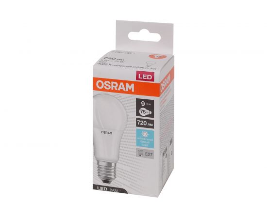 Светодиодная лампа Osram LED BASE CLASSIC A75 9W/865 220-240V E27 4058075527652 