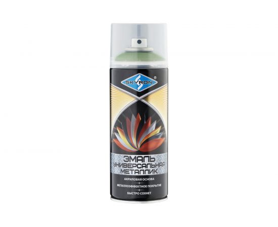 Универсальная эмаль SKYRON металлик салатовая SR-19170 