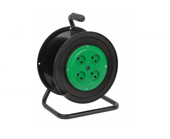 Катушка ЭРА RP-4 пластиковая, 4 розетки, без заземления, Б0055421 