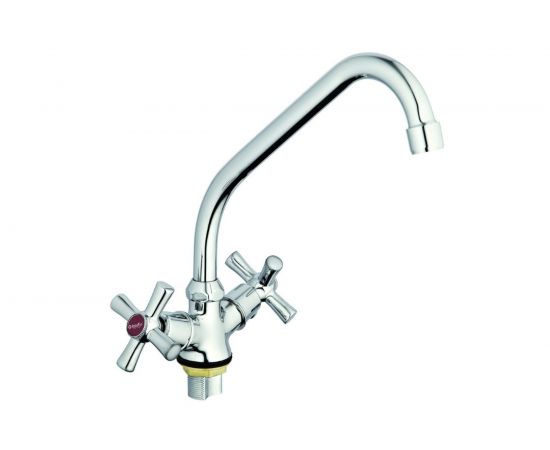 Смеситель для кухни G-lauf с поворот изливом 360 градусов, хром QFR4-A722 