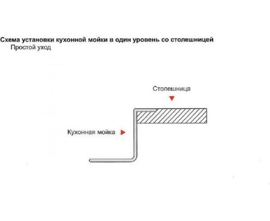 Кухонная мойка из нержавеющей стали WISENT 7843-S 78x43 см, с раздвижным коландером WS37843-S/W302644/W405A/WGER011 – изображение 11