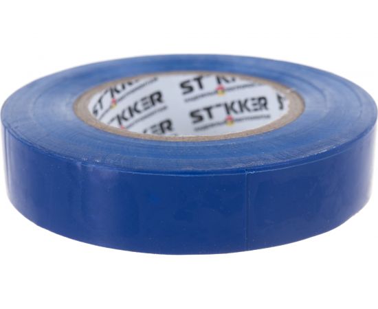 Изоляционная лента STEKKER 0,13x15 мм, 20 м, синяя, INTP01315-20 32830 – изображение 2