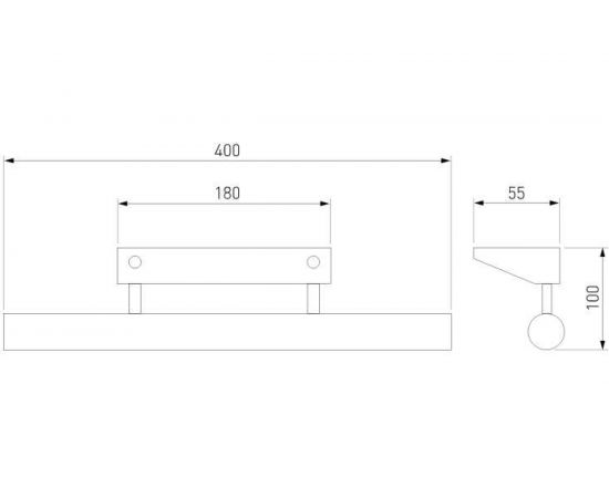 Подсветка Elektrostandard Trinity Neo SW LED хром MRL LED 1001 с выключателем a040956 – изображение 2