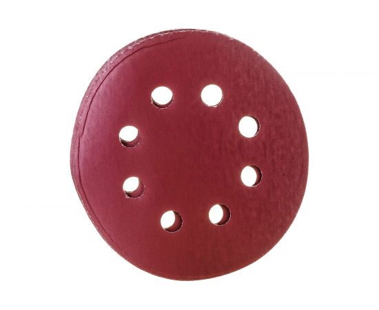 Круг шлифовальный перфорированный, 8 отверстий, 125 мм, P1200, 5 шт Росомаха 438812 – изображение 2