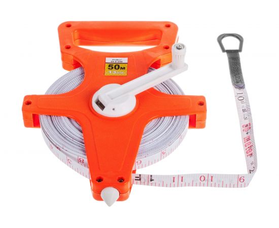 Геодезическая фибергласовая мерная лента РемоКолор 50 м, 13 мм 15-2-150 – изображение 2