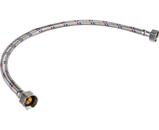 Гибкая подводка для воды Gigant с оплеткой из нержавеющей стали, 1/2""х50 см, г/г P-50-GG – изображение 2