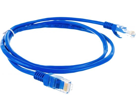 Патч-корд ExeGate UTP-RJ45-RJ45-5e-1M-BL, UTP, cat.5e, 1м, синий 241494 – изображение 3