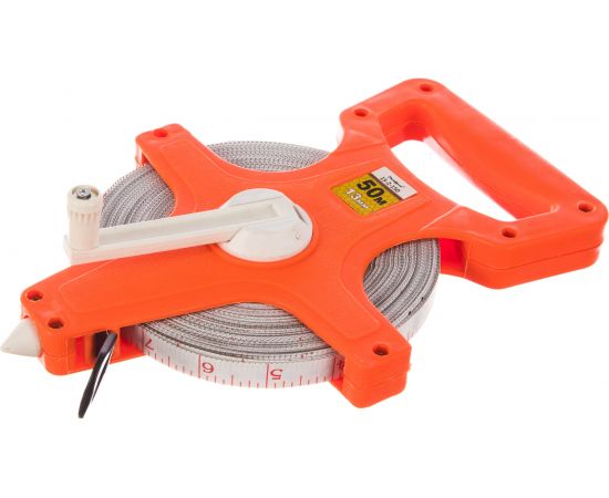 Геодезическая фибергласовая мерная лента РемоКолор 50 м, 13 мм 15-2-150 – изображение 3