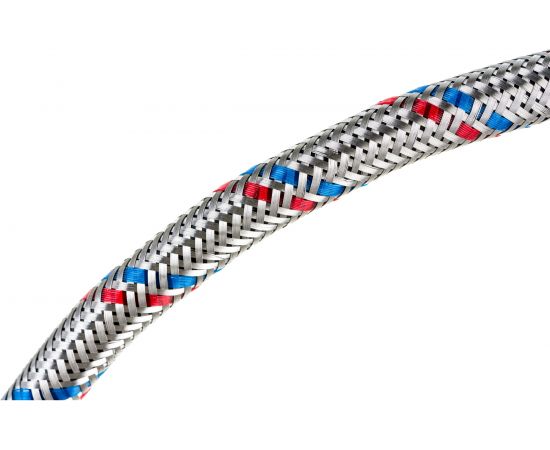 Гибкая подводка для воды Gigant с оплеткой из нержавеющей стали, 1/2""х100 см, г/ш P-100-GW – изображение 3