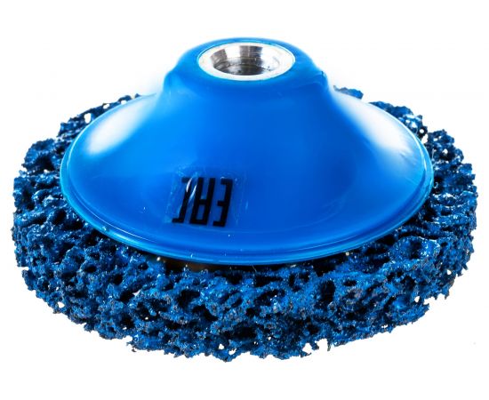 Круг для снятия ржавчины на резьбе синий (100 мм; M14) Русский Мастер РМ-90474 – изображение 3