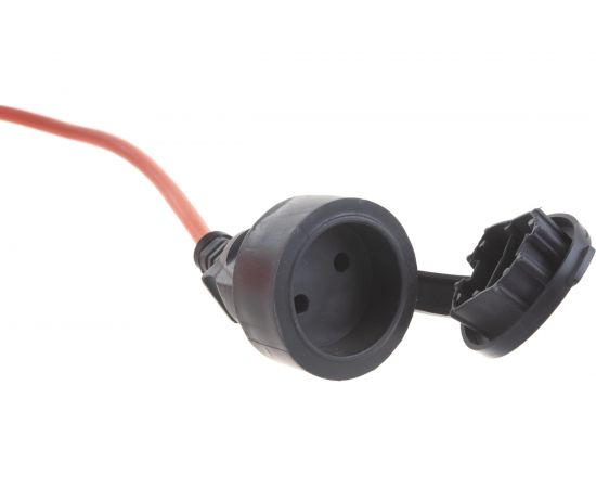 Удлинитель шнур Партнер-Электро GardenLine б/з ПВС 2х0,75 6A 50м IP 44 US101A-150OR – изображение 3