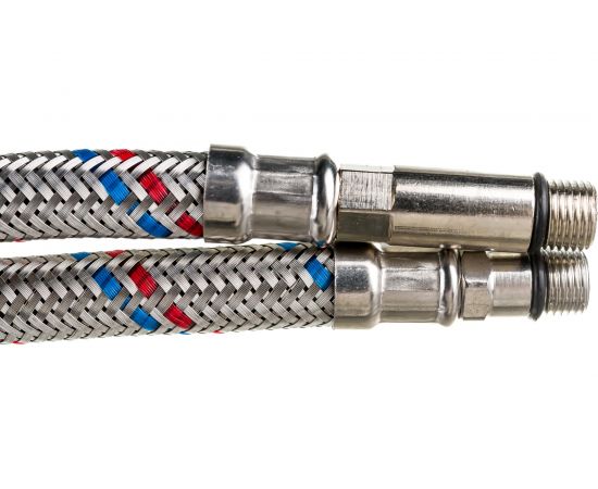 Гибкая подводка для смесителей Gigant 1/2""хМ10x60 см, г/ш P-60-M10 – изображение 3