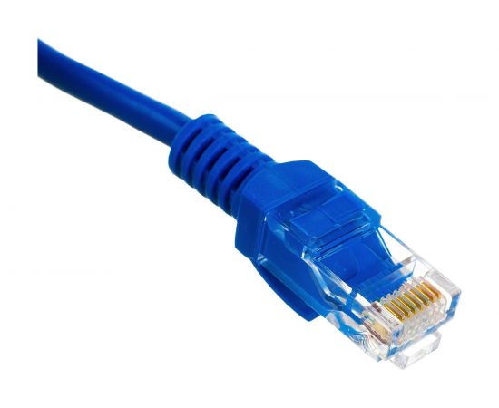 Патч-корд ExeGate UTP-RJ45-RJ45-5e-1M-BL, UTP, cat.5e, 1м, синий 241494 – изображение 4