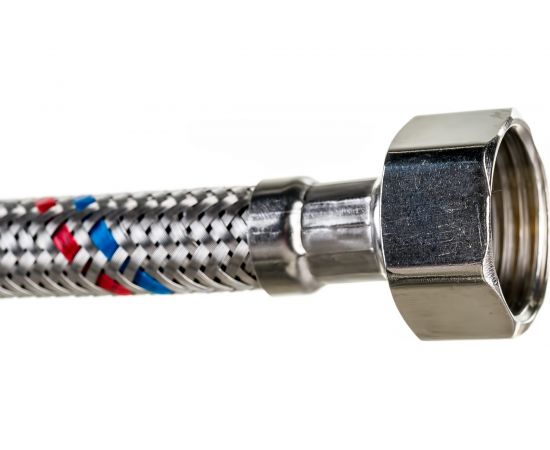 Гибкая подводка для смесителей Gigant 1/2""хМ10x60 см, г/ш P-60-M10 – изображение 4