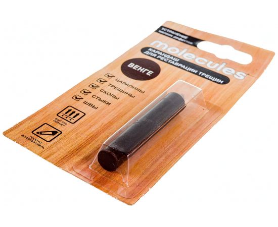 Восковой карандаш для реставрации трещин Molecules венге KMLS717 – изображение 4