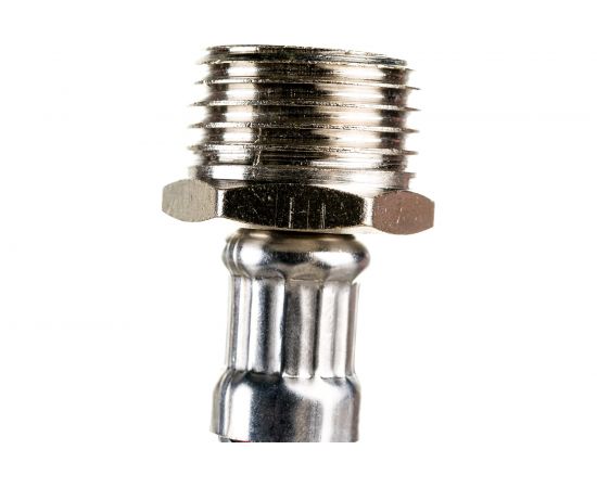 Гибкая подводка для воды Gigant с оплеткой из нержавеющей стали, 1/2""х30 см, г/ш P-30-GW – изображение 4