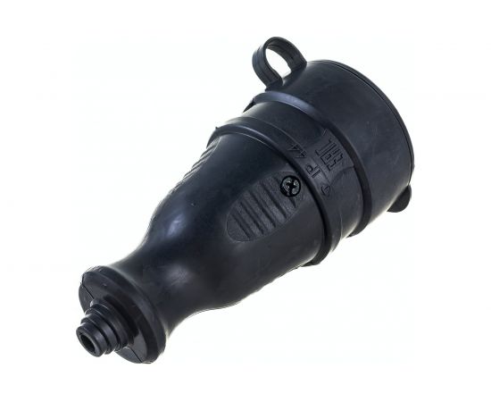 Каучуковая переносная розетка с защитной крышкой EKF, 230В 2P+PE 16A IP44 PRO RPS-012-16-230-44-r – изображение 4