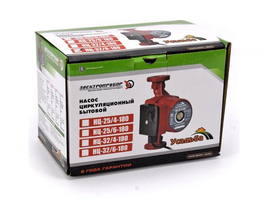 Циркуляционный насос Электроприбор НЦ-25/6-180 – изображение 4