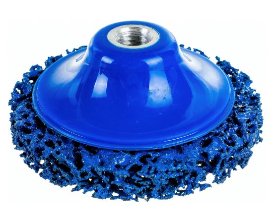 Круг для снятия ржавчины на резьбе синий (100 мм; M14) Русский Мастер РМ-90474 – изображение 5
