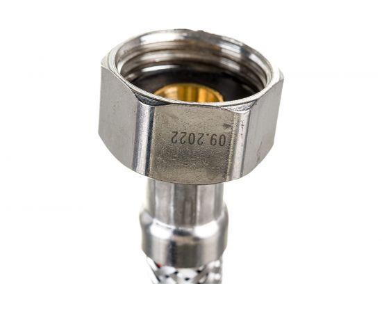 Гибкая подводка для воды Gigant с оплеткой из нержавеющей стали, 1/2""х100 см, г/ш P-100-GW – изображение 5