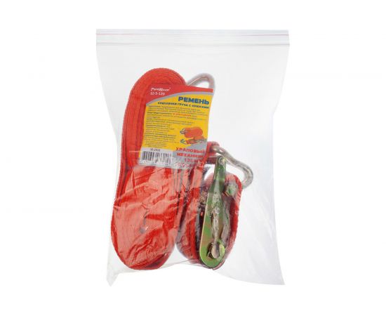 Ремень крепления груза РемоКолор с крюками, с храповым механизмом 135 мм, 0,05x6 м 62-5-120 – изображение 5