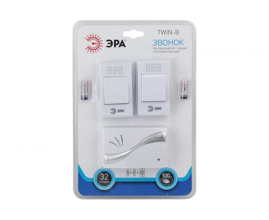 Беспроводной звонок ЭРА TWIN-B Б0019877 – изображение 5